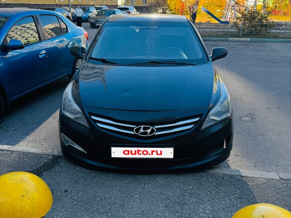 2014 Hyundai Solaris I Рестайлинг, чёрный, 330000 рублей