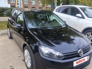 2010 Volkswagen Golf VI, чёрный, 650000 рублей, вид 3