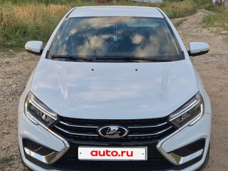2023 Lada (ВАЗ) Vesta I Рестайлинг (NG), белый, 990000 рублей, вид 3