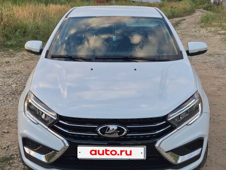 2023 Lada (ВАЗ) Vesta I Рестайлинг (NG), белый, 990000 рублей, вид 3