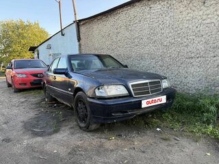 1997 Mercedes-Benz C-Класс 180 I (W202) Рестайлинг, синий, 70000 рублей, вид 2