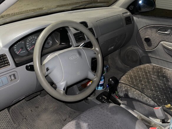 2003 Kia Rio I Рестайлинг, зелёный, 120000 рублей - вид 6