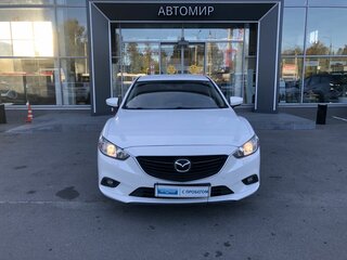 2015 Mazda 6 III (GJ) Рестайлинг, белый, 1810000 рублей, вид 2