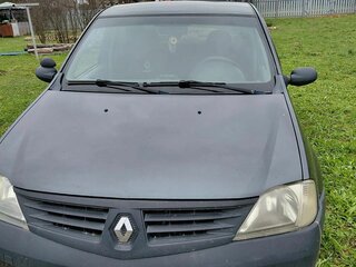 2007 Renault Logan I, чёрный, 300000 рублей, вид 1
