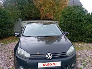 2010 Volkswagen Golf VI, чёрный, 550000 рублей, вид 1