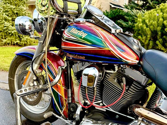 2004 Harley-Davidson Heritage, красный, 2000000 рублей - вид 5