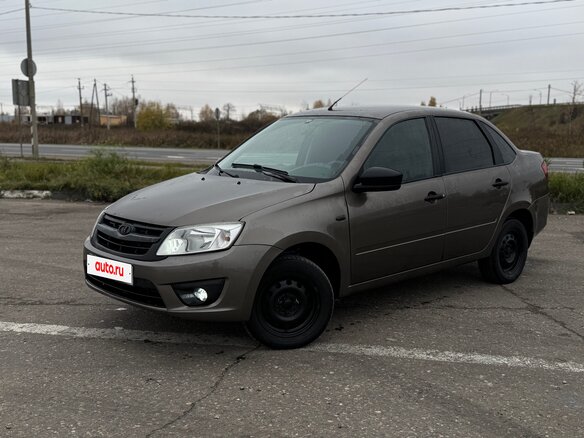 2017 Lada (ВАЗ) Granta I, коричневый, 390000 рублей - вид 9