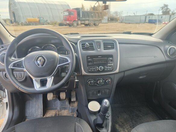 2020 Renault Logan Stepway II Рестайлинг, белый, 640000 рублей - вид 8