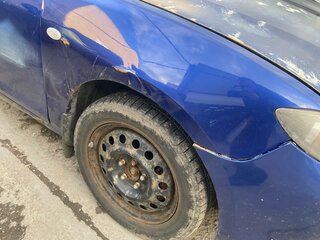 2008 Mazda 3 I (BK) Рестайлинг, синий, 220000 рублей, вид 4