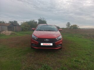 2016 Lada (ВАЗ) Vesta I, красный, 600000 рублей, вид 1