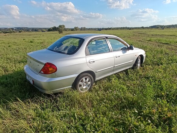 2008 Kia Spectra I Рестайлинг 2, серебристый, 385000 рублей - вид 6