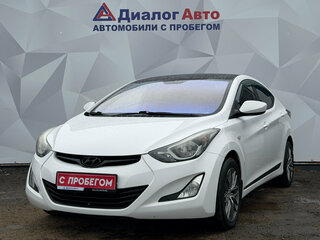 2014 Hyundai Elantra V (MD) Рестайлинг, белый, 1050000 рублей, вид 1