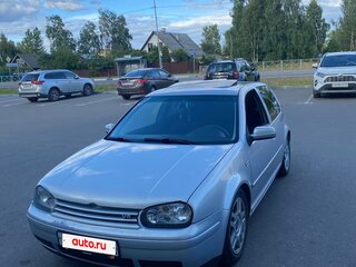 1999 Volkswagen Golf IV, серебристый, 600000 рублей, вид 2