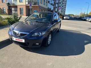 2008 Mazda 3 4-speed I (BK) Рестайлинг, синий, 630000 рублей, вид 2