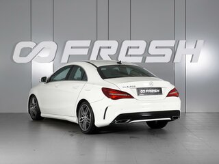 2016 Mercedes-Benz CLA 200 I (C117, X117) Рестайлинг, белый, 1809000 рублей, вид 2