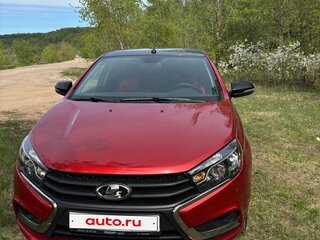 2020 Lada (ВАЗ) Vesta I, красный, 1150000 рублей, вид 3