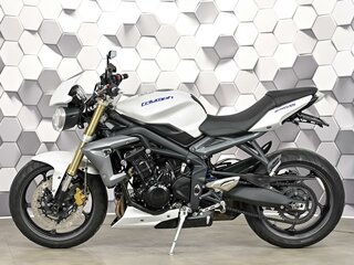 2013 Triumph Street Triple, белый, 517000 рублей, вид 4