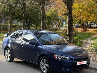 2008 Mitsubishi Lancer X, синий, 420000 рублей, вид 2