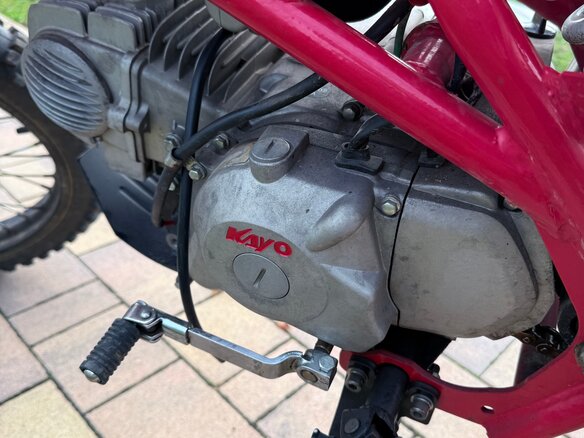 2016 Kayo Basic TT140EM, красный, 65000 рублей - вид 2
