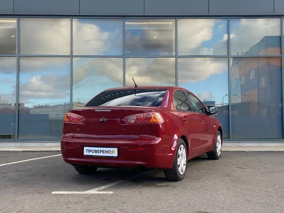 2007 Mitsubishi Lancer X, красный, 499000 рублей - вид 3