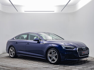 2021 Audi A5 Sportback 40 TFSI II (F5) Рестайлинг, синий, 2830000 рублей, вид 3