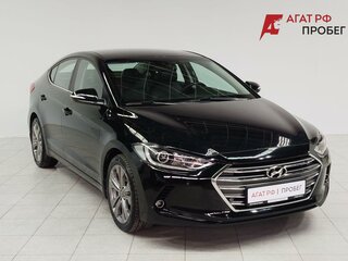 2016 Hyundai Elantra VI (AD), чёрный, 1840000 рублей, вид 3