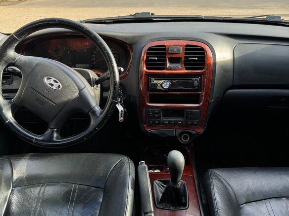 2007 Hyundai Sonata ТагАЗ IV (EF) Рестайлинг, чёрный, 470000 рублей - вид 11