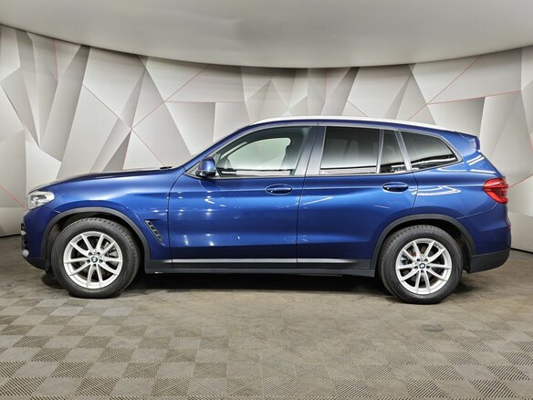 2019 BMW X3 20i xDrive III (G01), синий, 3060000 рублей - вид 4