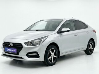 2019 Hyundai Solaris II, серебристый, 1355000 рублей, вид 1