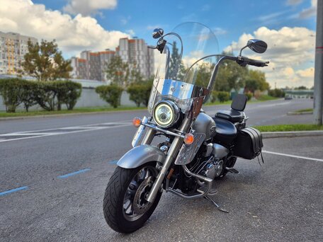 2007 Yamaha XV 1700 Road Star, серебристый, 599000 рублей, вид 2