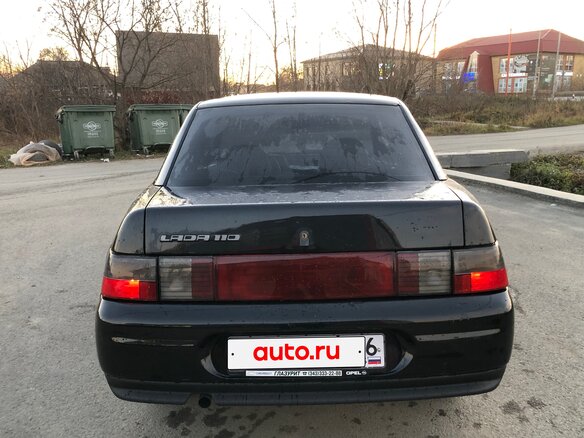 2006 Lada (ВАЗ) 2110, чёрный, 115000 рублей - вид 3
