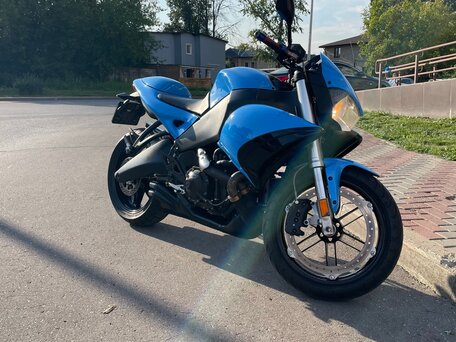 2008 Buell 1125CR, синий, 300000 рублей, вид 2