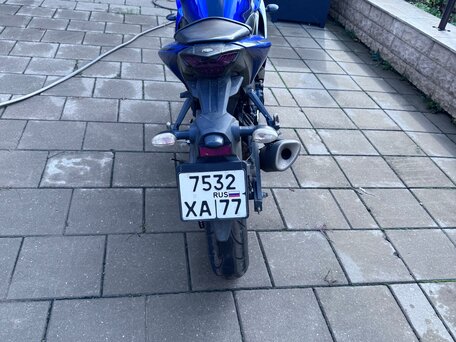 2018 Yamaha YZF-R3, синий, 375000 рублей, вид 3