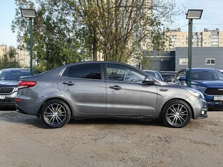 2015 Kia Rio III Рестайлинг, серый, 1119000 рублей, вид 4