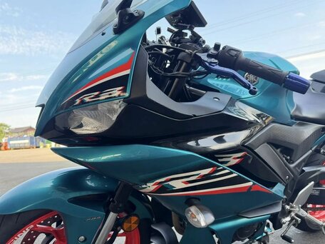 2021 Yamaha YZF-R3, голубой, 600000 рублей, вид 2