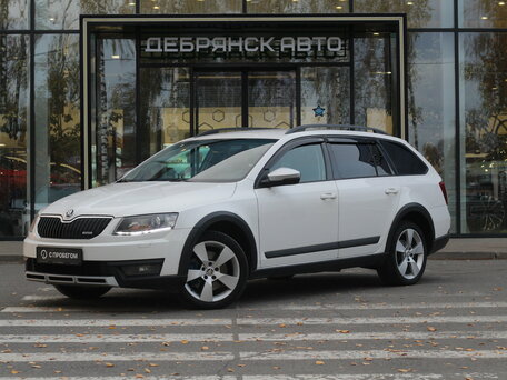 2015 Skoda Octavia Scout III (A7), белый, 1395000 рублей, вид 1