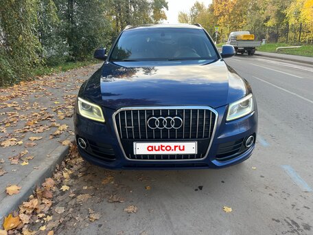 2016 Audi Q5 I (8R) Рестайлинг, синий, 1995000 рублей, вид 1