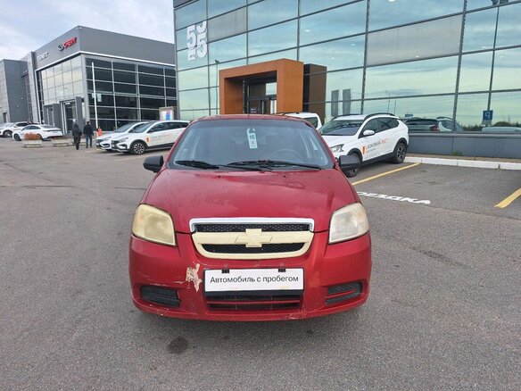 2007 Chevrolet Aveo I Рестайлинг, красный, 219000 рублей - вид 1