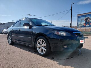 2008 Mazda 3 I (BK) Рестайлинг, чёрный, 450000 рублей, вид 1