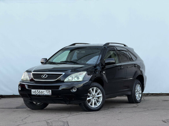 2007 Lexus RX 400h II Рестайлинг, чёрный, 1380000 рублей - вид 1