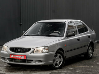 2006 Hyundai Accent ТагАЗ II, серебристый, 340000 рублей, вид 1