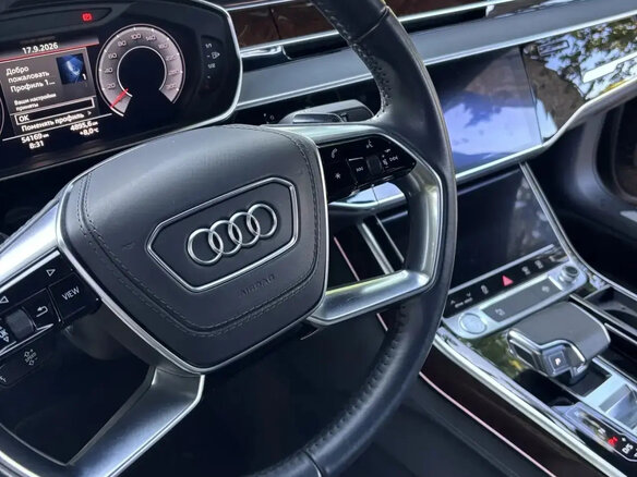 2020 Audi A8 45 TDI IV (D5), чёрный, 6650000 рублей - вид 21