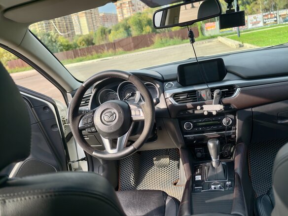 2015 Mazda 6 III (GJ) Рестайлинг, белый, 2077777 рублей - вид 10