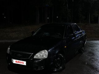 2008 Lada (ВАЗ) Priora Premier I, чёрный, 130000 рублей, вид 1