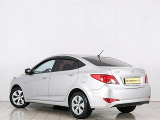 2014 Hyundai Solaris I Рестайлинг, серебристый, 1049000 рублей, вид 4