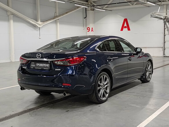 2016 Mazda 6 III (GJ) Рестайлинг, синий, 1610000 рублей - вид 4