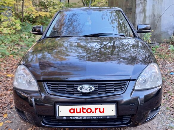 2012 Lada (ВАЗ) Priora I, чёрный, 447000 рублей