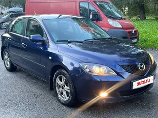 2008 Mazda 3 I (BK) Рестайлинг, синий, 440000 рублей, вид 3