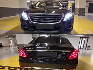 2015 Mercedes-Benz Maybach S-Класс 400 I (X222), чёрный, 3200000 рублей, вид 2