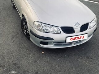 2001 Nissan Almera II (N16), серебристый, 110000 рублей, вид 2